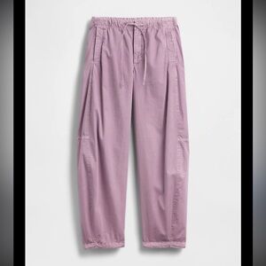 Gap Barrel Parachute Pants in Light Purple